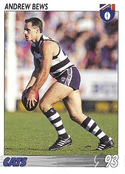 1993 Select AFL #94 Andrew Bews Front